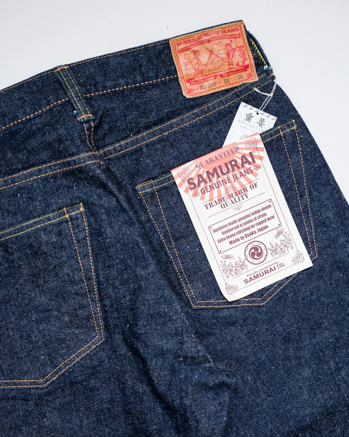 S510HX - 15oz "Otokogi" Selvedge Denim Jeans - Regular Straight O/W