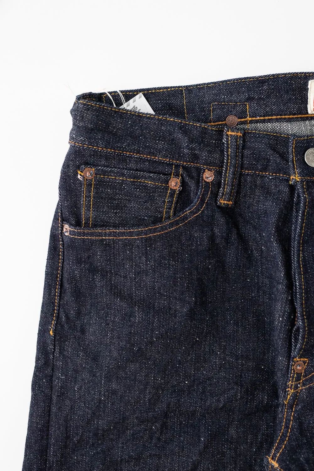 S526XX17ozL-25th - 17oz "Sasaki Kojiro" Slubby Left Hand Twill Selvedge Denim - Straight