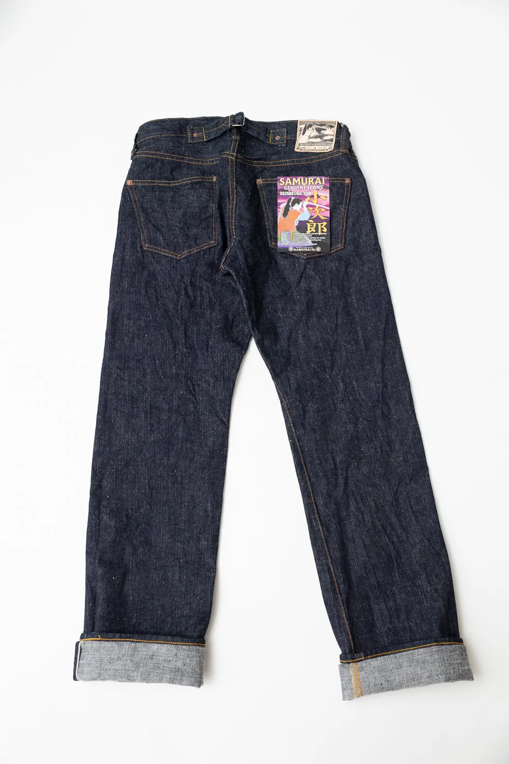 S526XX17ozL-25th - 17oz "Sasaki Kojiro" Slubby Left Hand Twill Selvedge Denim - Straight