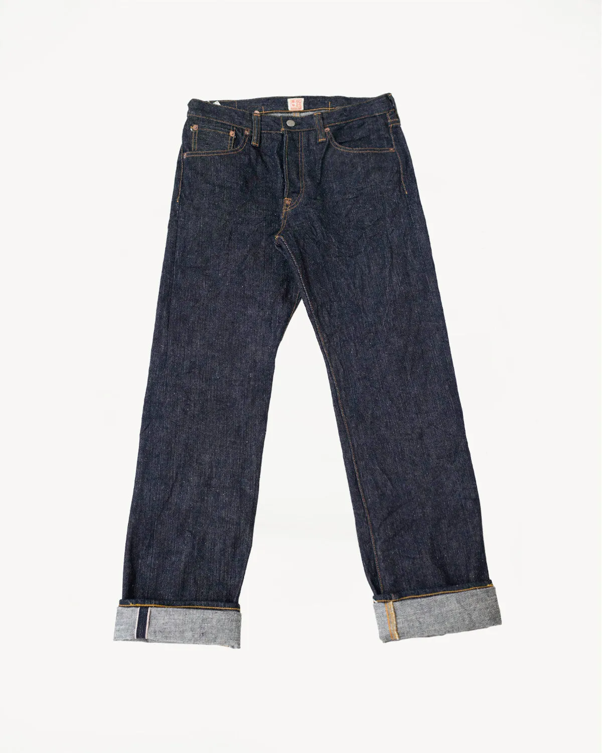 S526XX17ozL-25th - 17oz "Sasaki Kojiro" Slubby Left Hand Twill Selvedge Denim - Straight