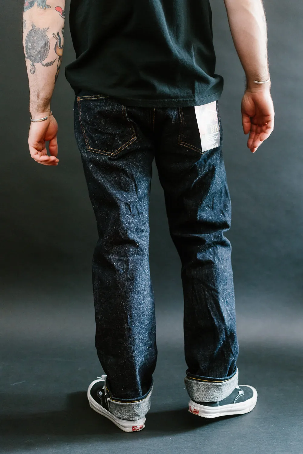 S526XX17ozL-25th - 17oz "Sasaki Kojiro" Slubby Left Hand Twill Selvedge Denim - Straight