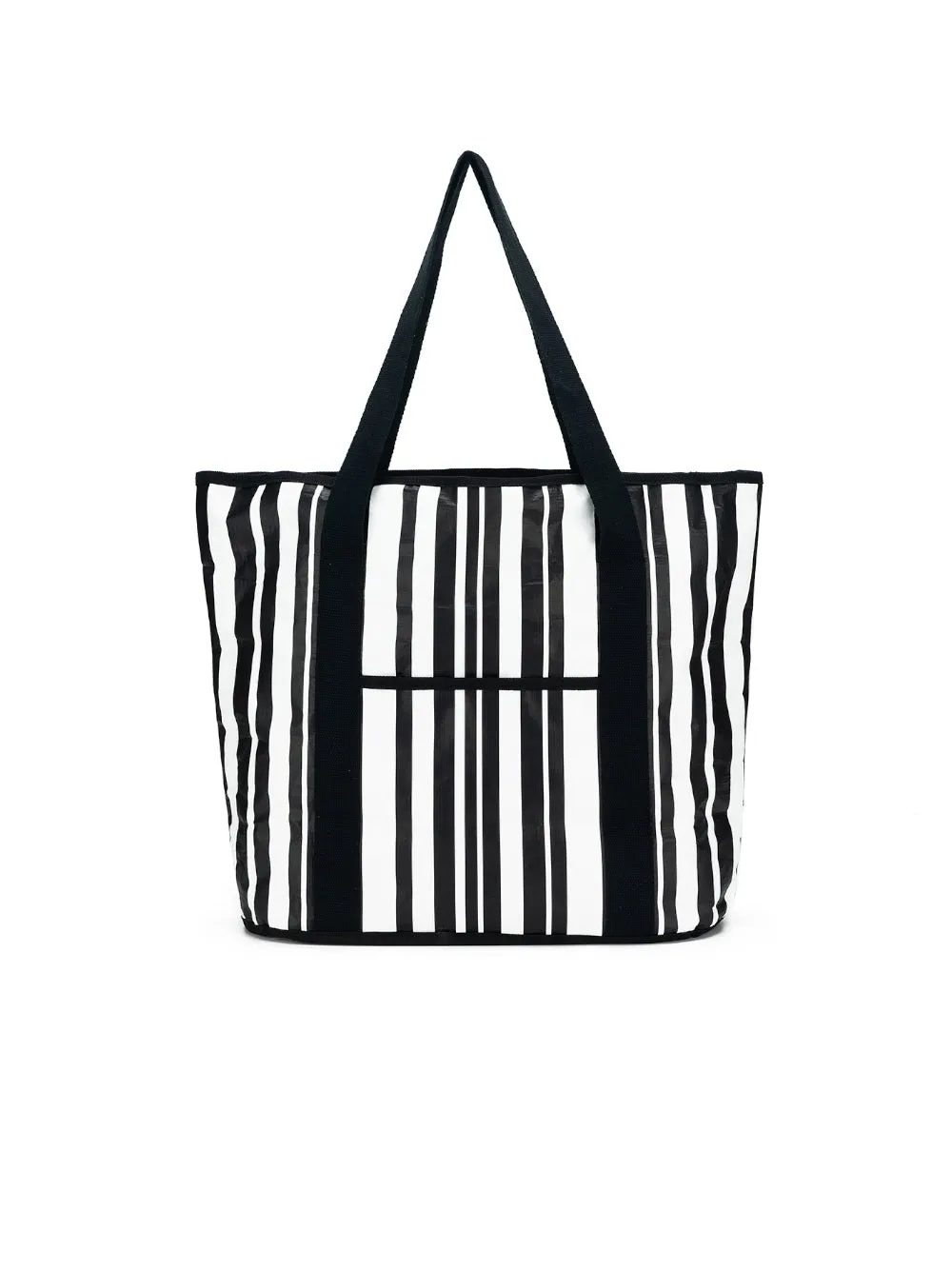 Sabbia Beach Bag Small - Black Stripe