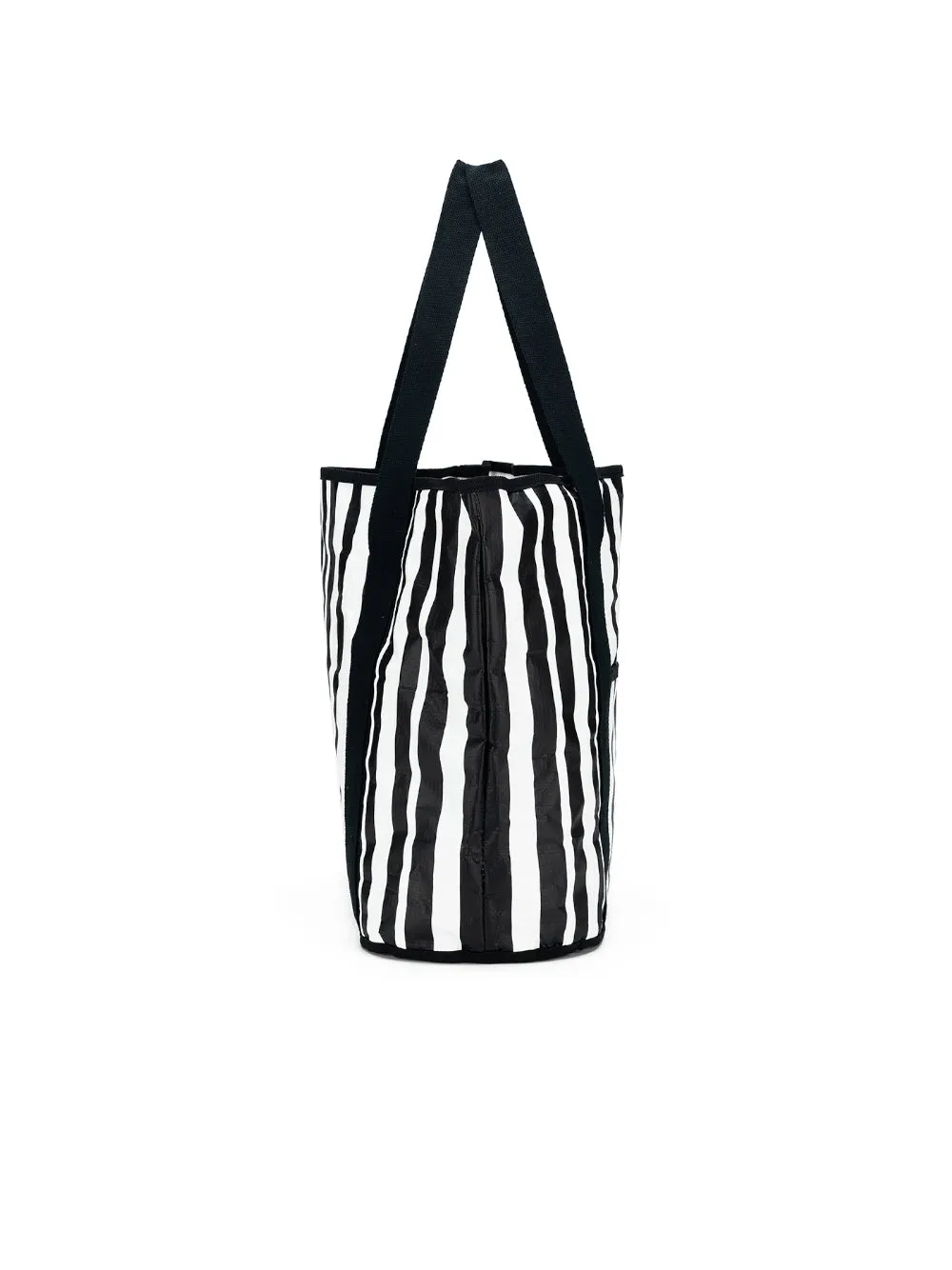 Sabbia Beach Bag Small - Black Stripe