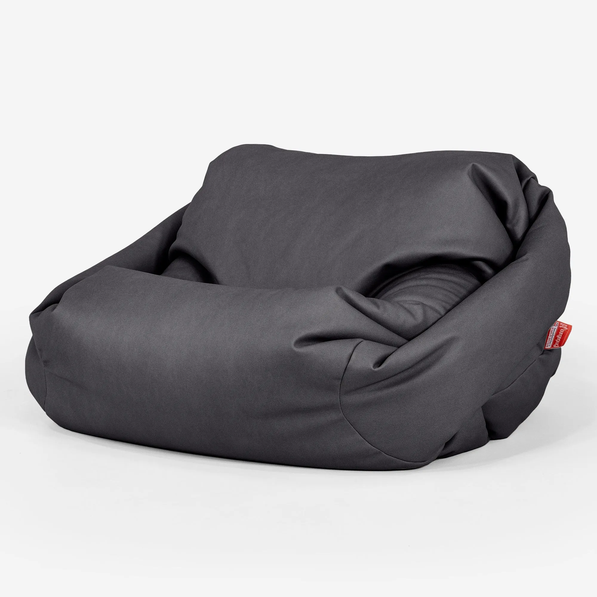 Sabine Bean Bag Armchair - Vegan Leather Black