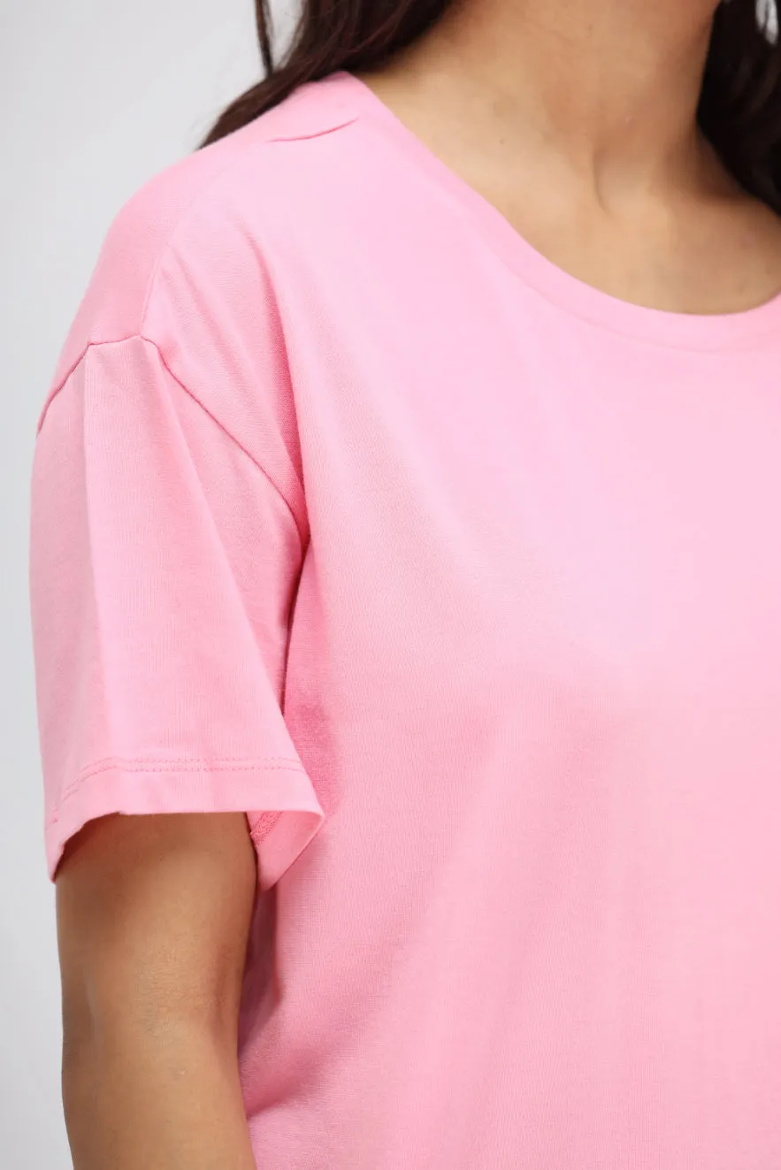 Sachet Pink Supima® T-Shirt Dress