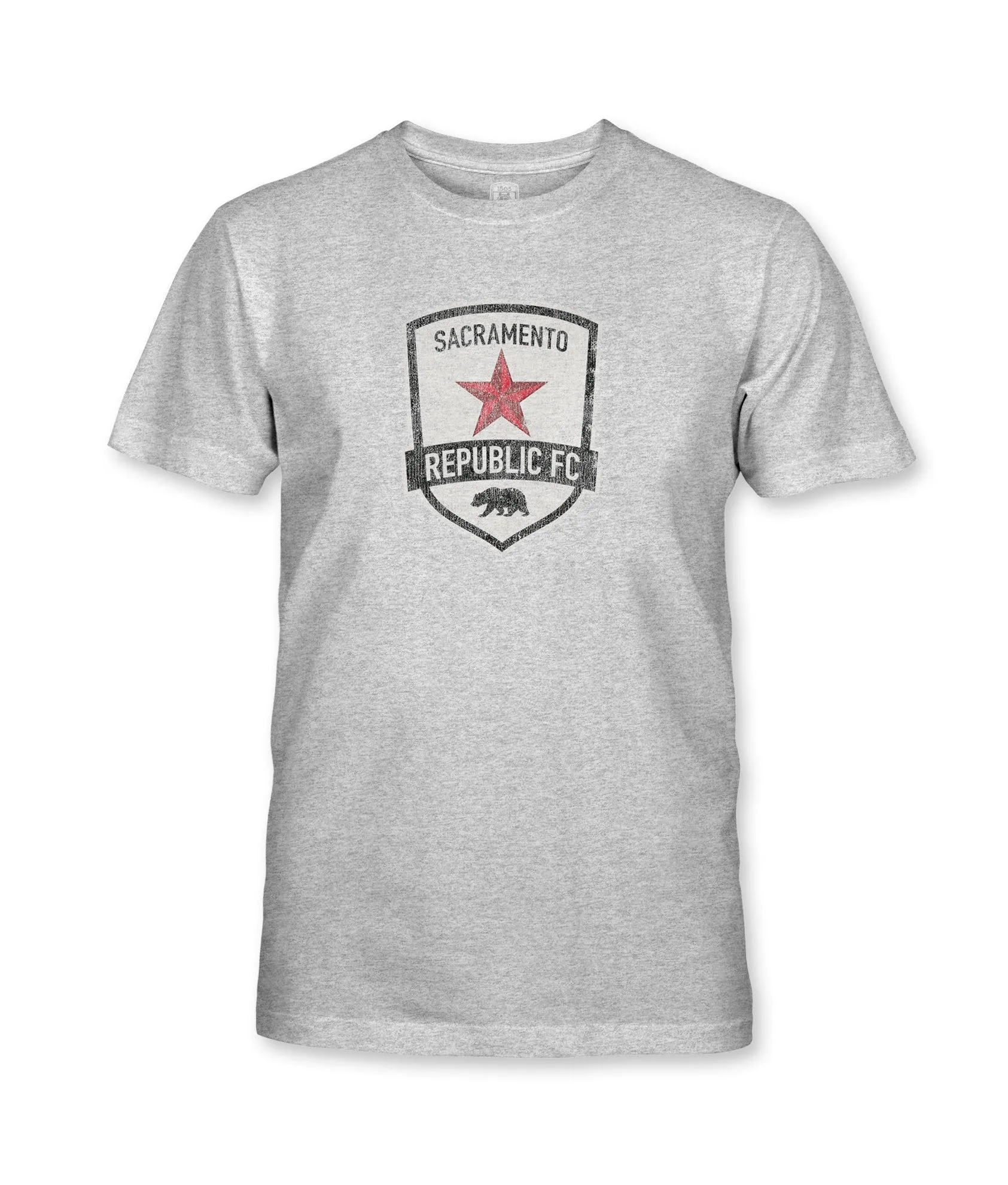 Sacramento Republic FC Color Badge YOUTH Cotton T-Shirt - Grey