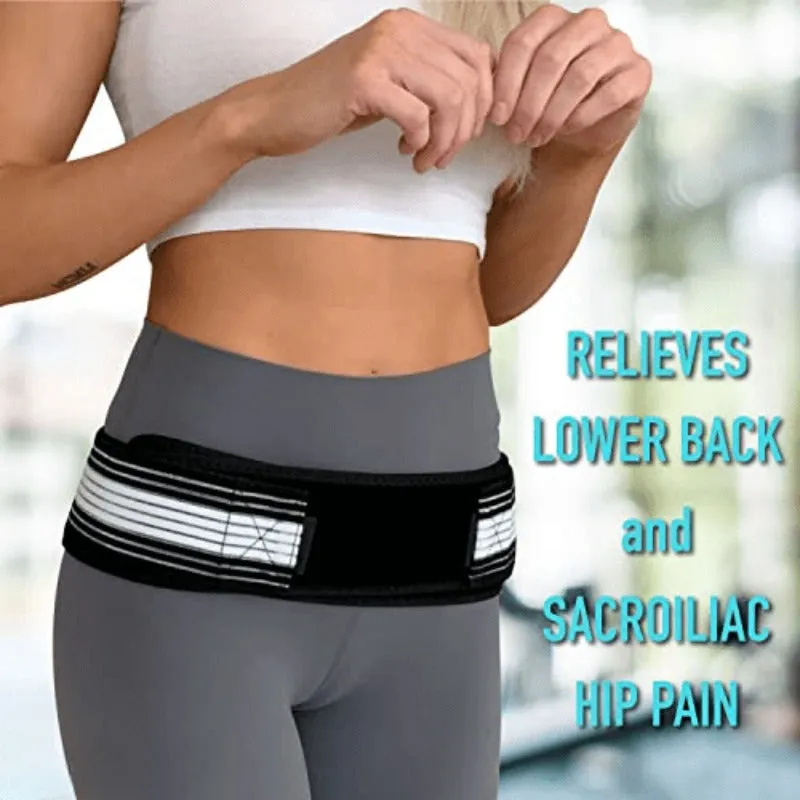 Sacroiliac SI Joint Hip Belt Sciatica Relief and Back Support