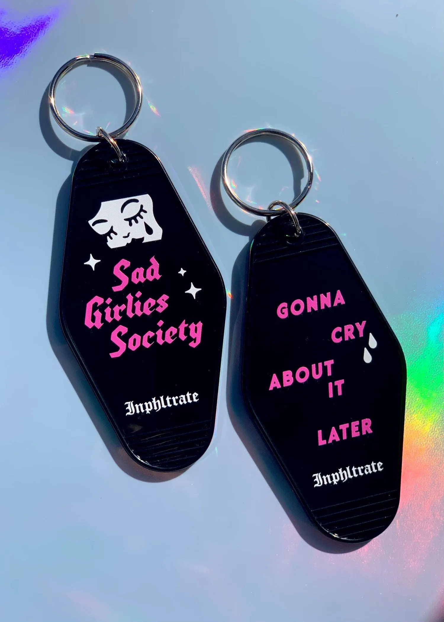 Sad Girlies Society KEYCHAiN by Inphltrate