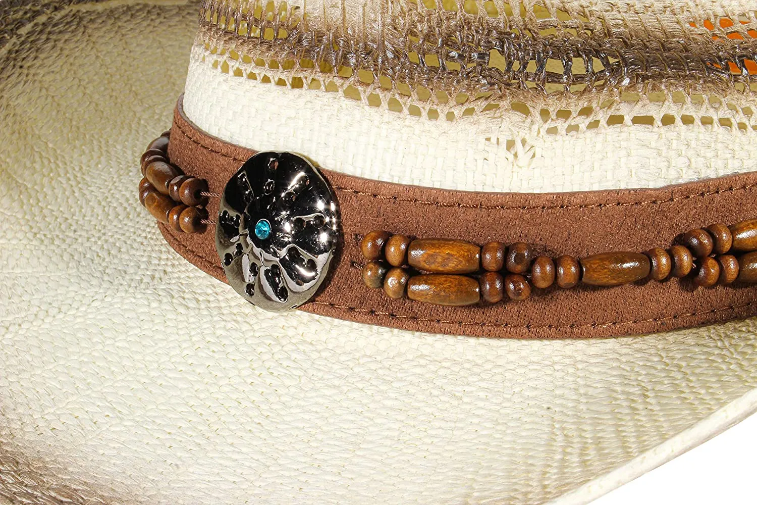 Saddle Box Beige Brown Cowboy Hat For Women & Men