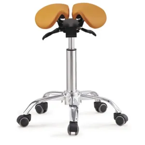 Saddle Style Split Seat Ergonomic Saddle Chair or Stool