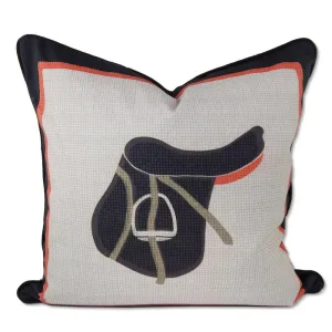 Saddle Throw Pillow Cover