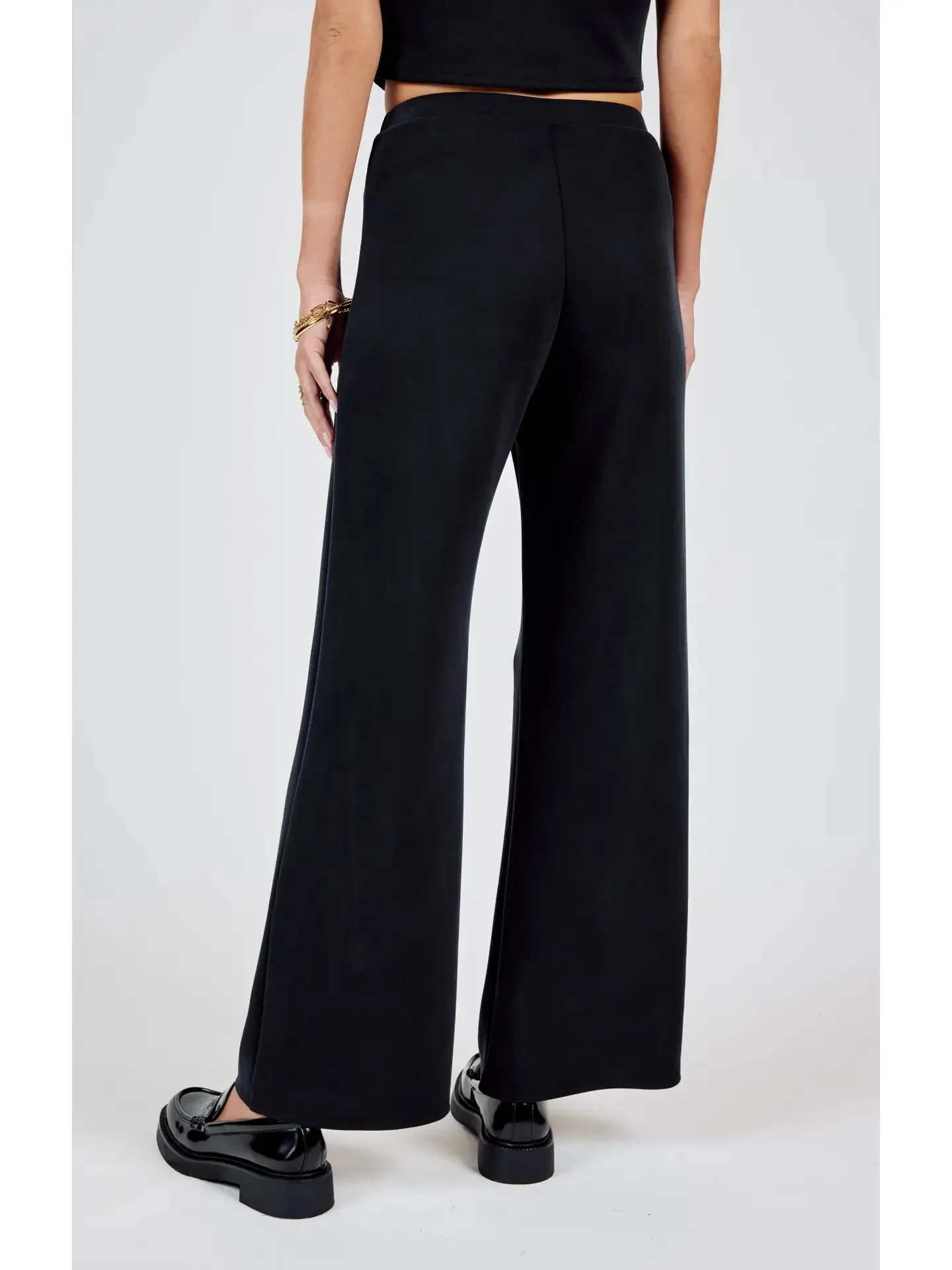 Sadie & Sage Hustle Knit Wide Leg Pant