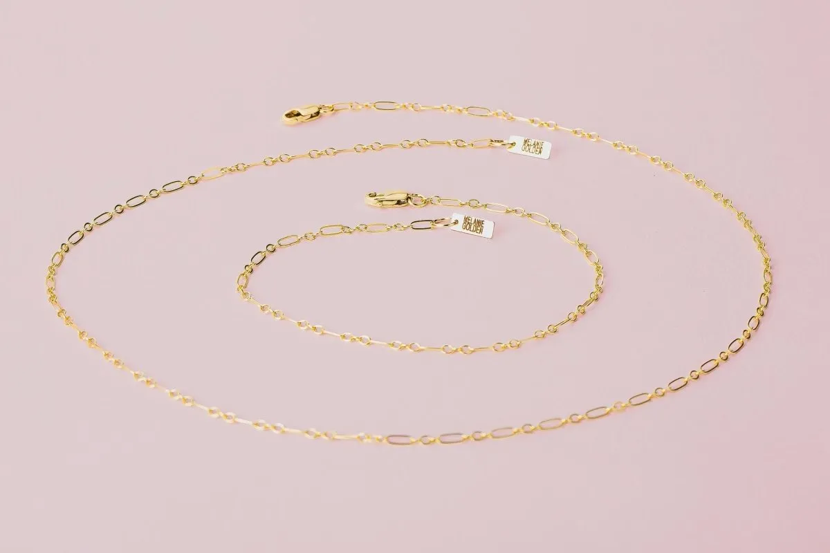 Sadie Chain Gift Set | Earrings, Necklace & Bracelet Set