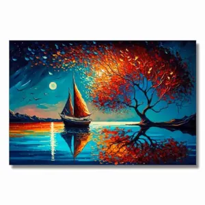 SAF paintings modern art Painting | modern art paintings for living room | modern art painting for wall decoration | modern art painting canvas 24 inch x 36 inch SANF-CR51