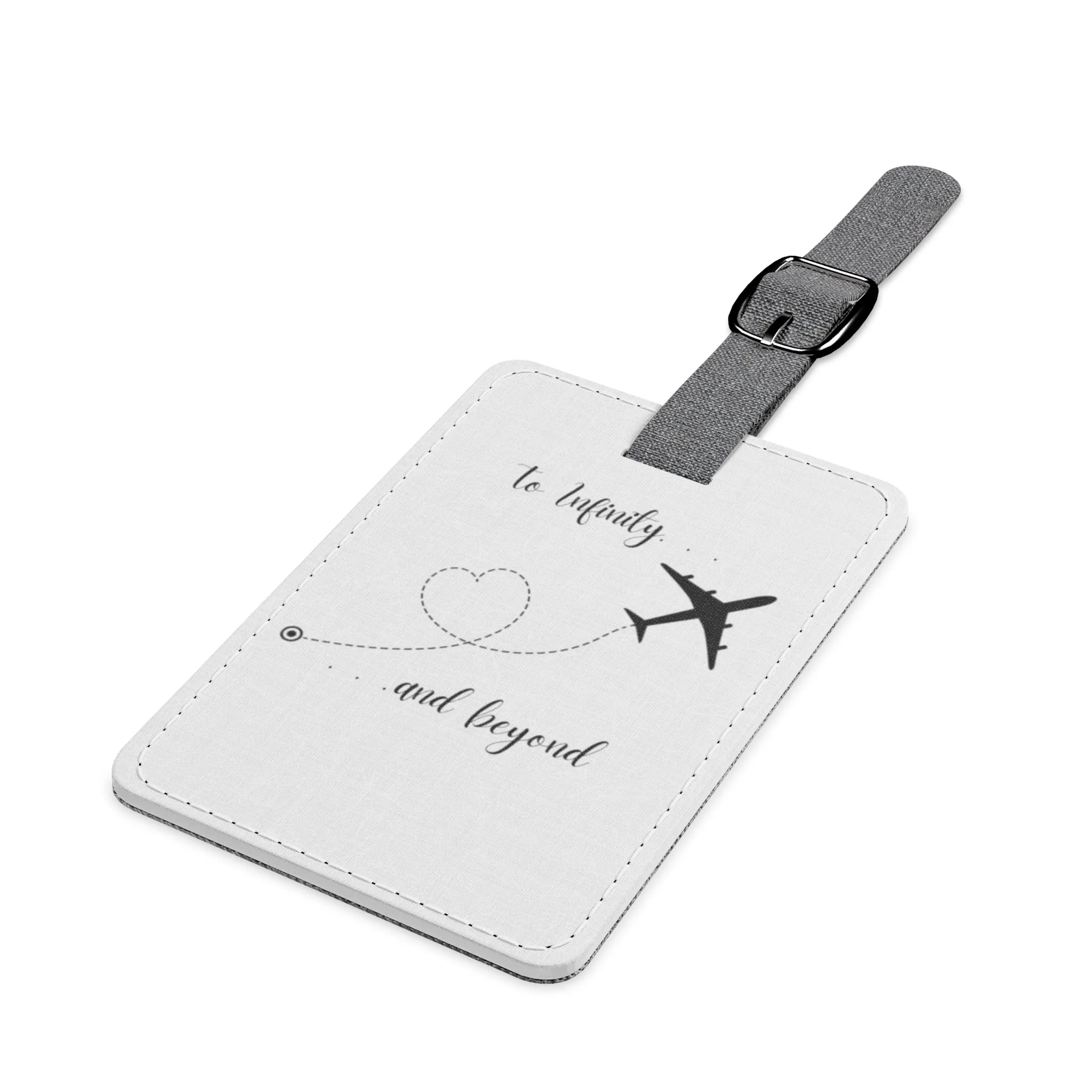 Saffiano Polyester Luggage Tag, Rectangle