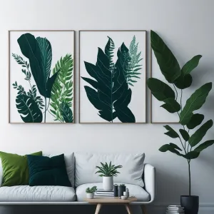 sage green botanical leaf art,,botanical leaf art, abstract wall art, Minimalism Abstract, Set of 3  Prints, Modern Mid Century,sage green