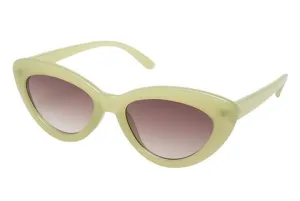 Sage Green Retro Cat Eye Sunglasses