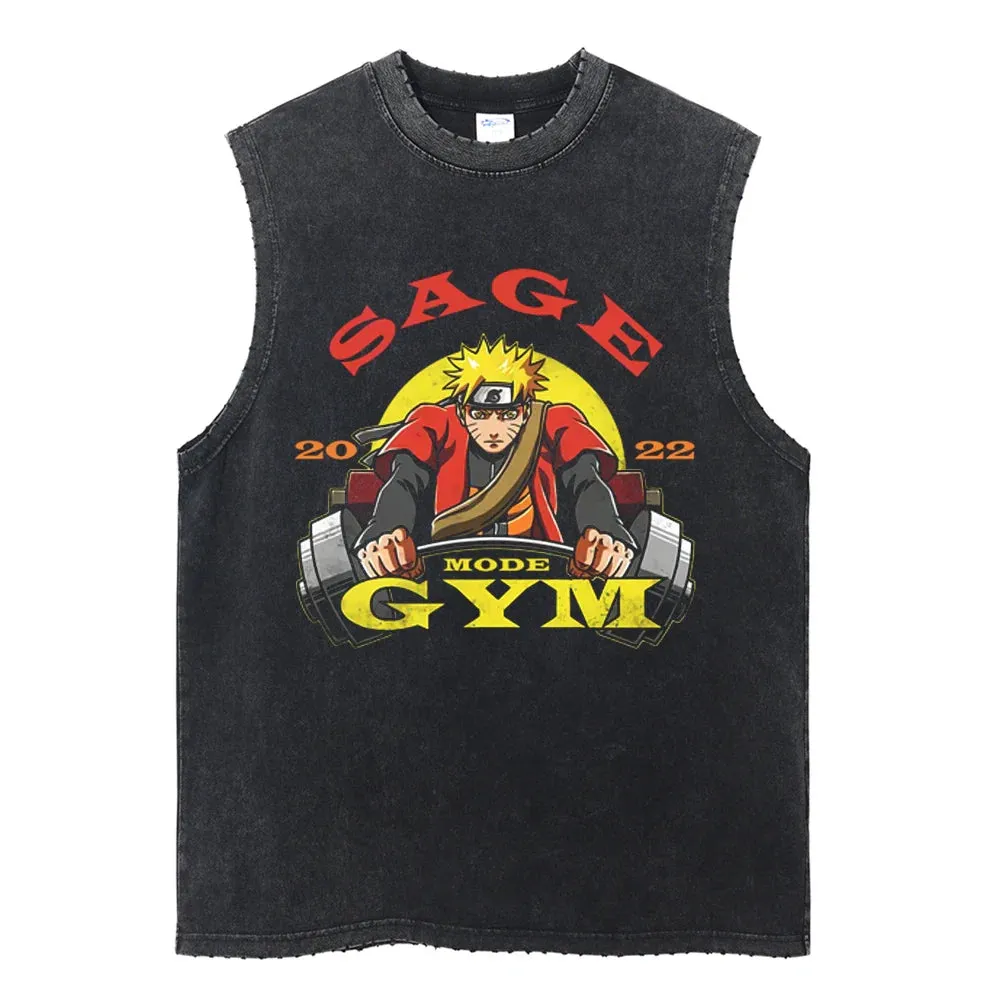 Sage Gym Vintage Tank Top | Otakumise