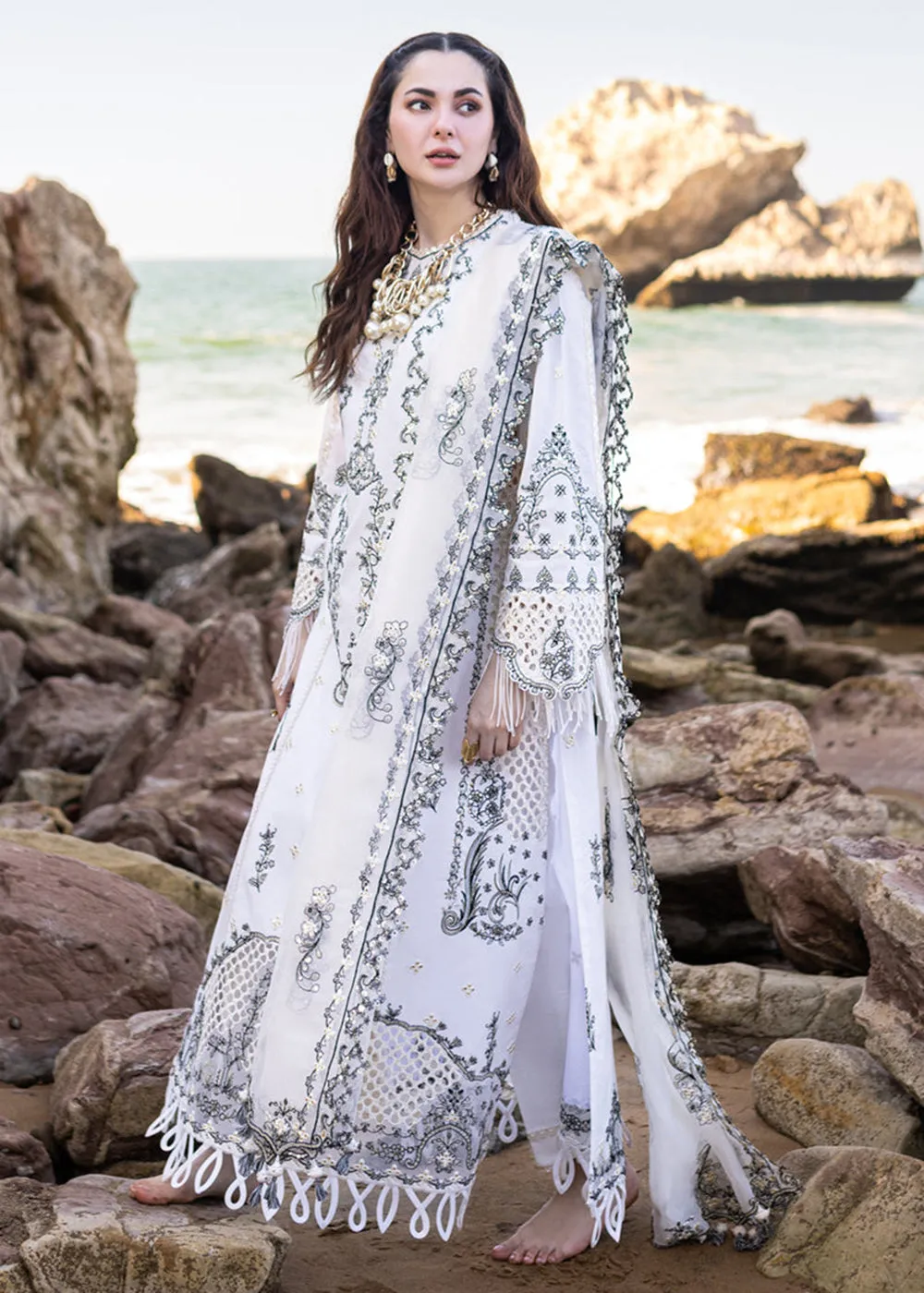 Sahil Kinare Luxury Lawn '24 by Qalamkar | FP-02 FIZA