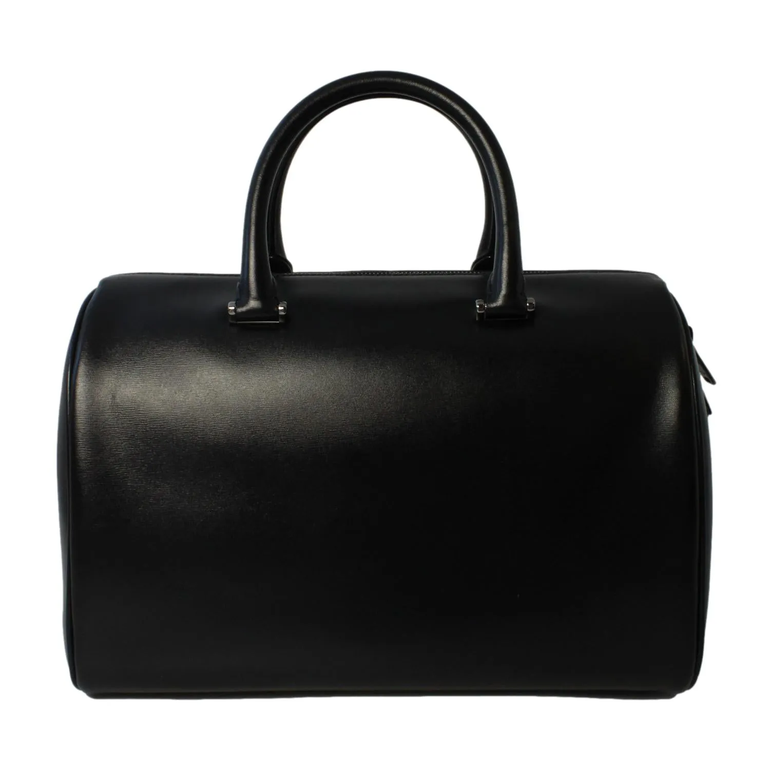 Saint Laurent 12 Hour Calfskin Leather Pony Hair Duffle Bag