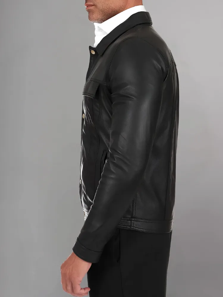 SAINT MORRIS PERTH LEATHER JACKET