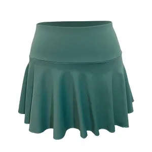 Saint-Tropez Green Tennis Skirt