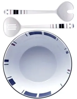 Saint-Tropez Melamine 3-Pc. Salad Set