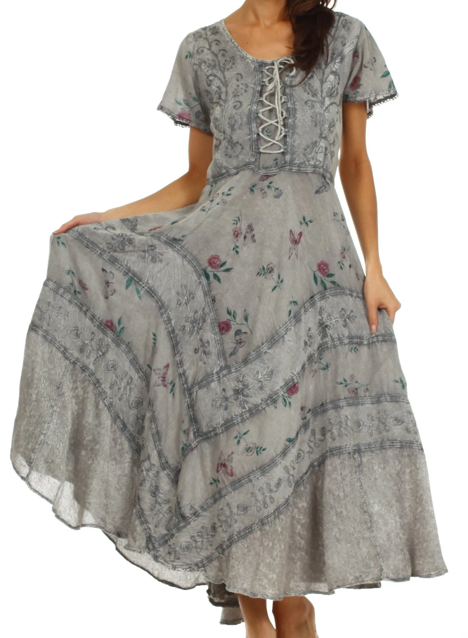 Sakkas Calliope Corset Style Dress