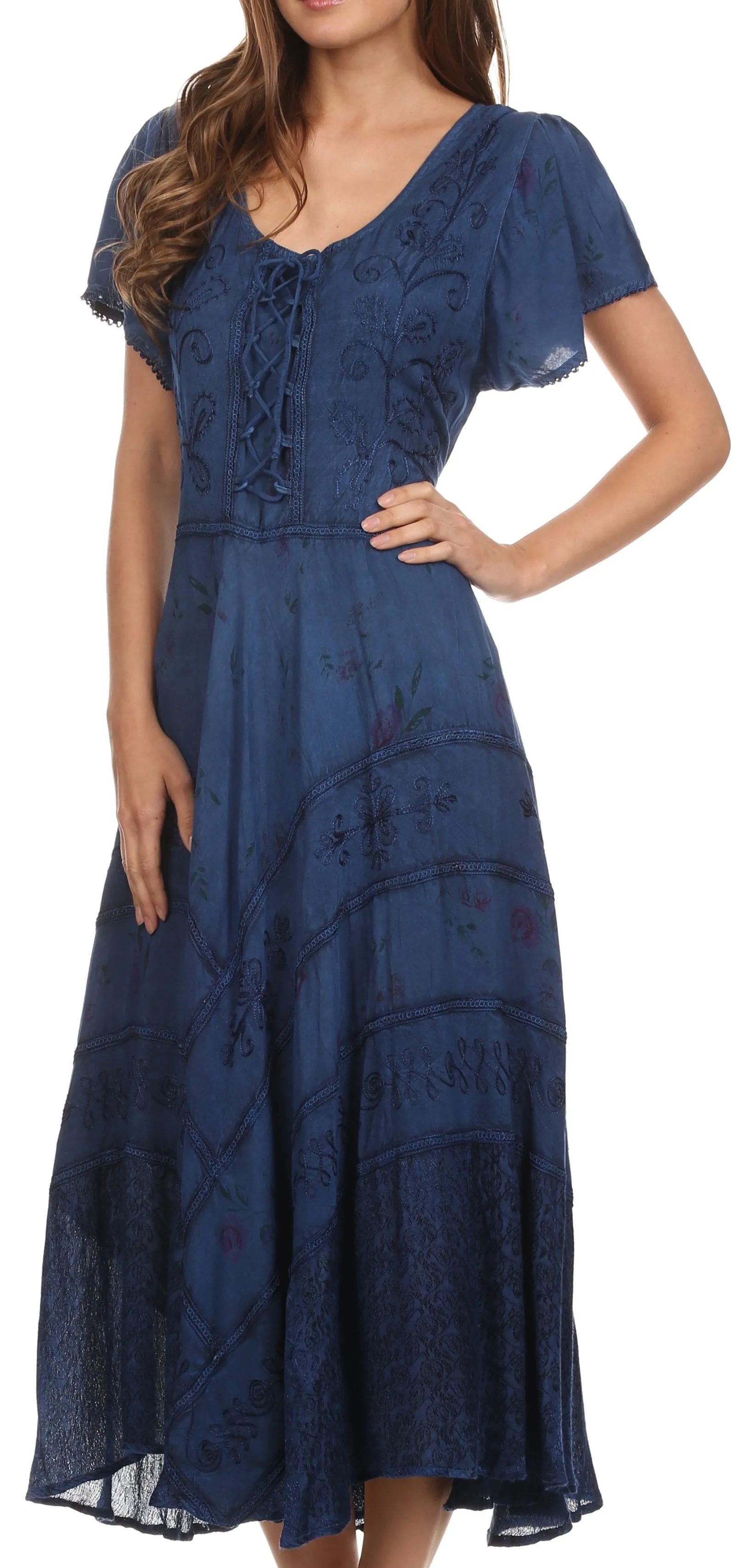 Sakkas Calliope Corset Style Dress