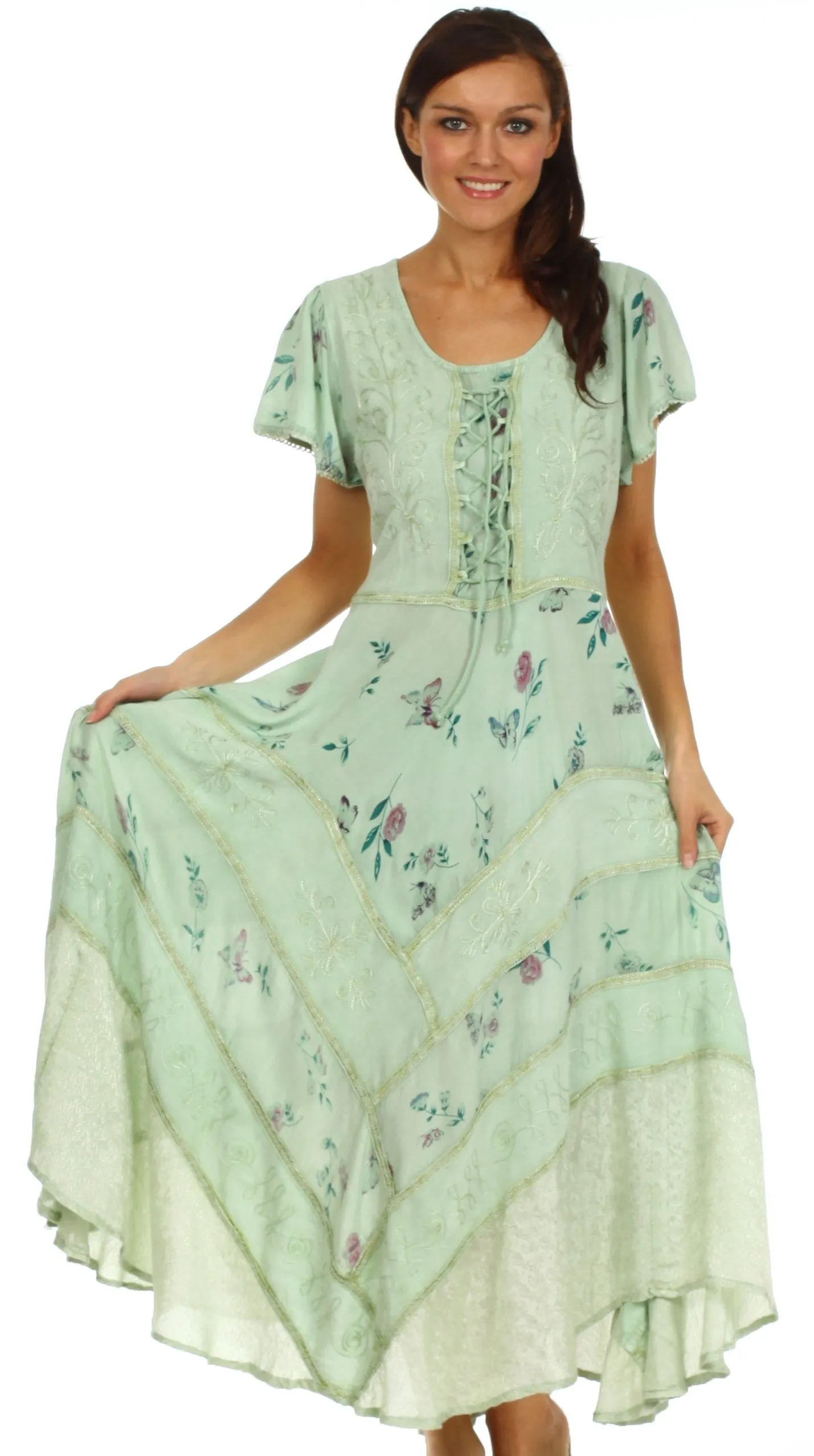 Sakkas Calliope Corset Style Dress