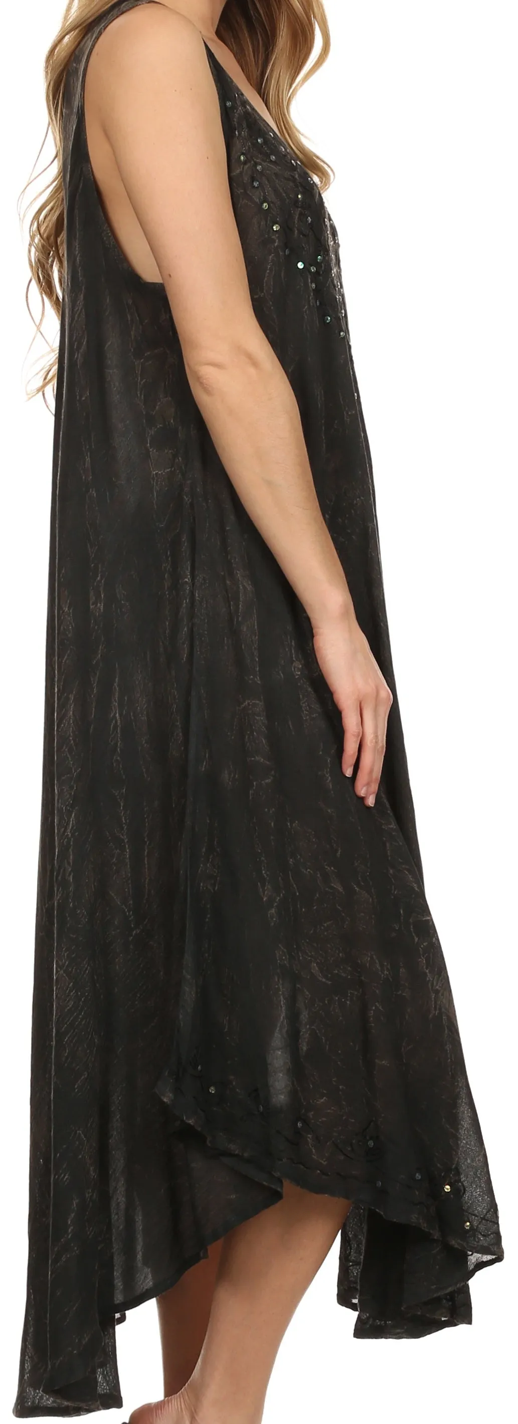 Sakkas Mariko Stonewashed Caftan Dress / Cover Up