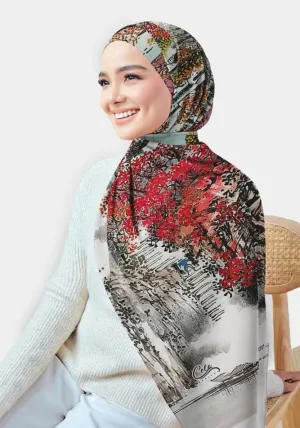 Sakoora Printed Chiffon Hijab