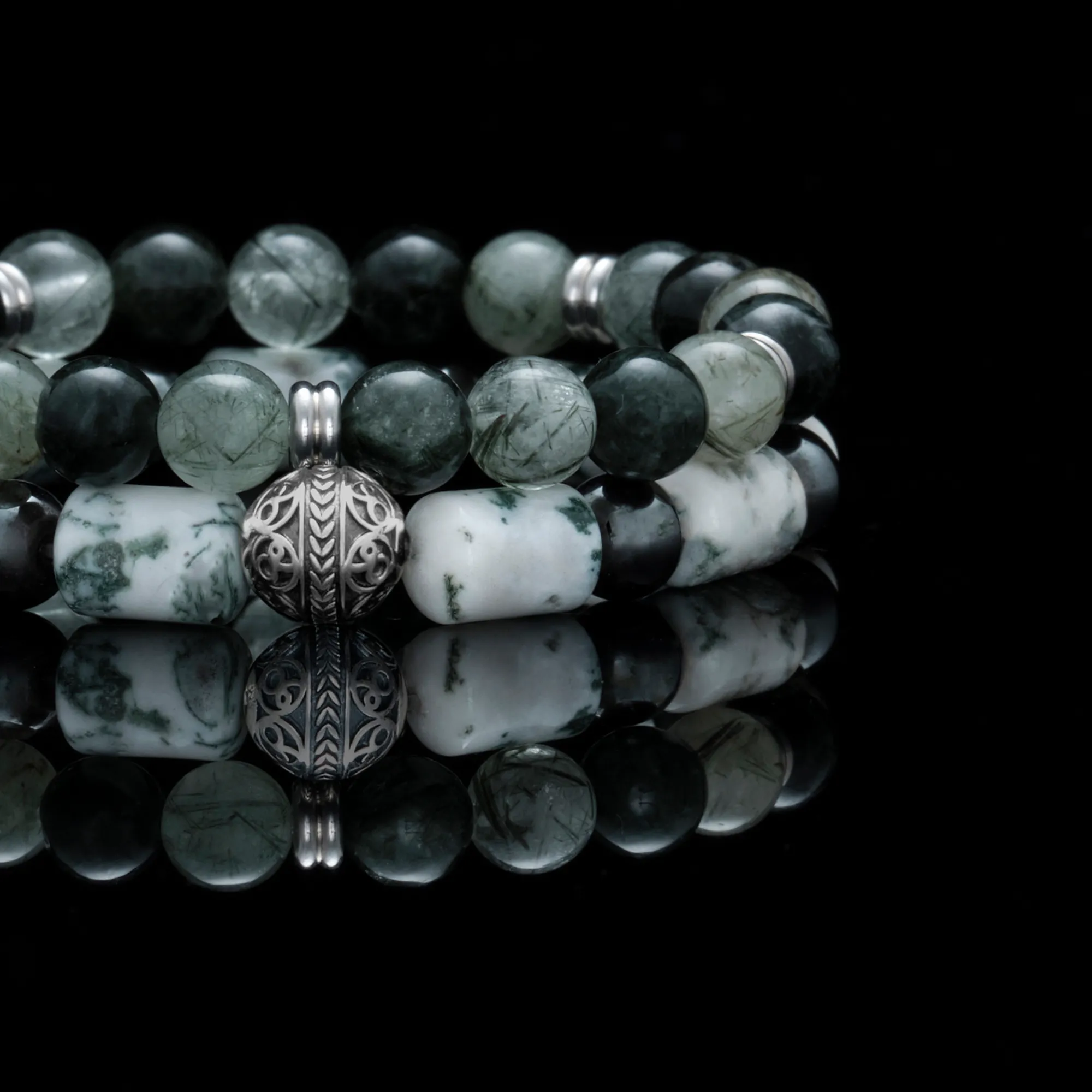 Salad | Men Stack Beaded Bracelets | Men Beaded Bracelet