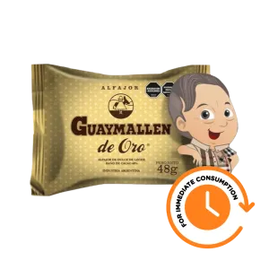 SALE Guaymallen Alfajor Oro Dulce de Leche Alfajor with Cocoa Bath 60% 48 g / 1.69 oz