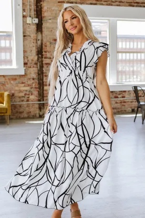 SALE - Hadleigh Abstract Print Maxi Dress | S-XL