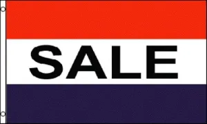 Sale Polyester Flag Banner Sign