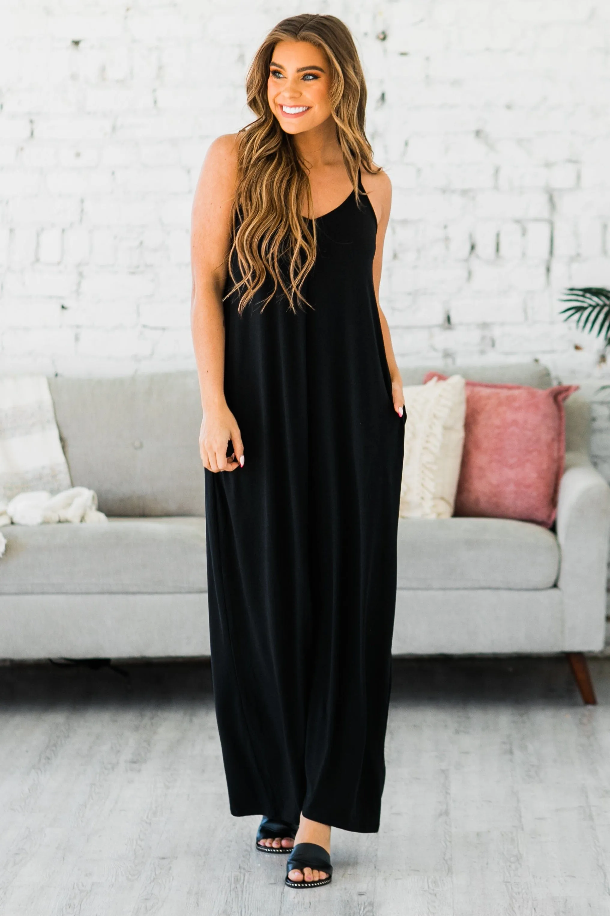 SALE - V-Neck Pocket Maxi | S-XL