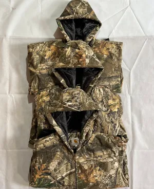 SALE! Vintage Carhartt Rework Style Realtree Camo Hoodies - MOQ 20 pcs #2610