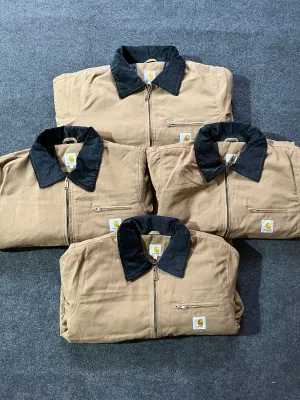 SALE!! Vintage Carhartt Rework Style Tan Detroit Jackets - MOQ 20 pcs #2810