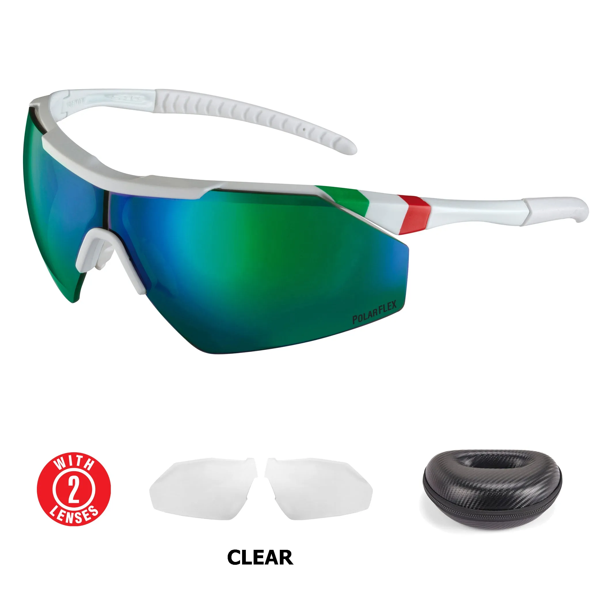 Salice 004 RWP Mirror Polarised White ITA