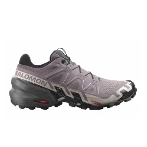 Salomon Speedcross 6 Running Shoe (Women) - Moonscape/Black/Ashes of Roses