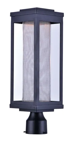 Salon 19.5" Black Deck Post Light