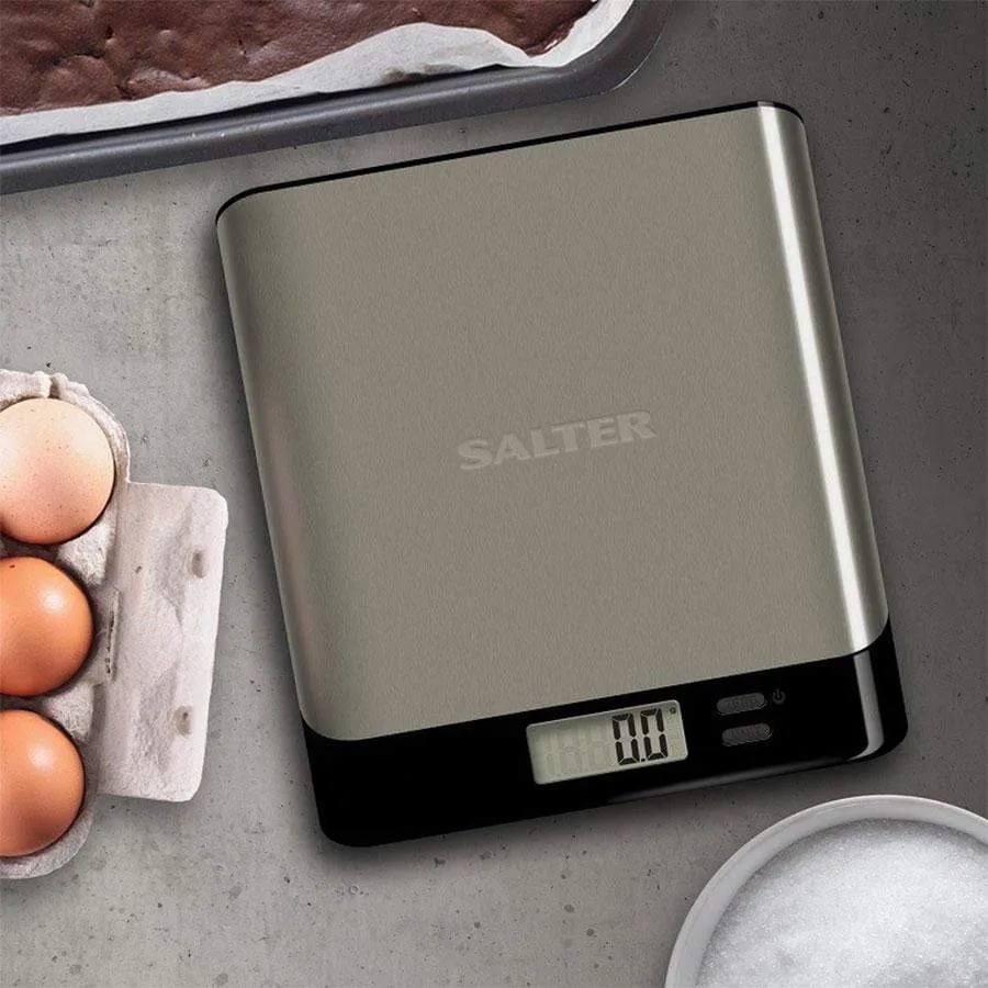 Salter Arc Pro Stainless Steel Digital Kitchen Scales