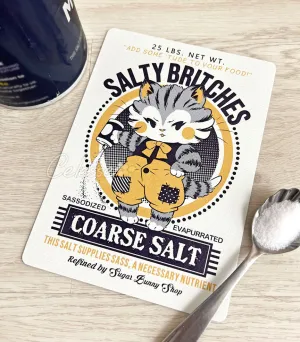 Salty Britches Coarse Salt Textured Print