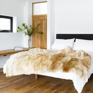 Samantha Holmes Alpaca Fur Throw