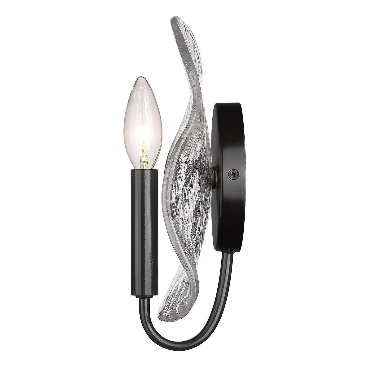 Samara 10 in. Wall Sconce Matte Black Finish