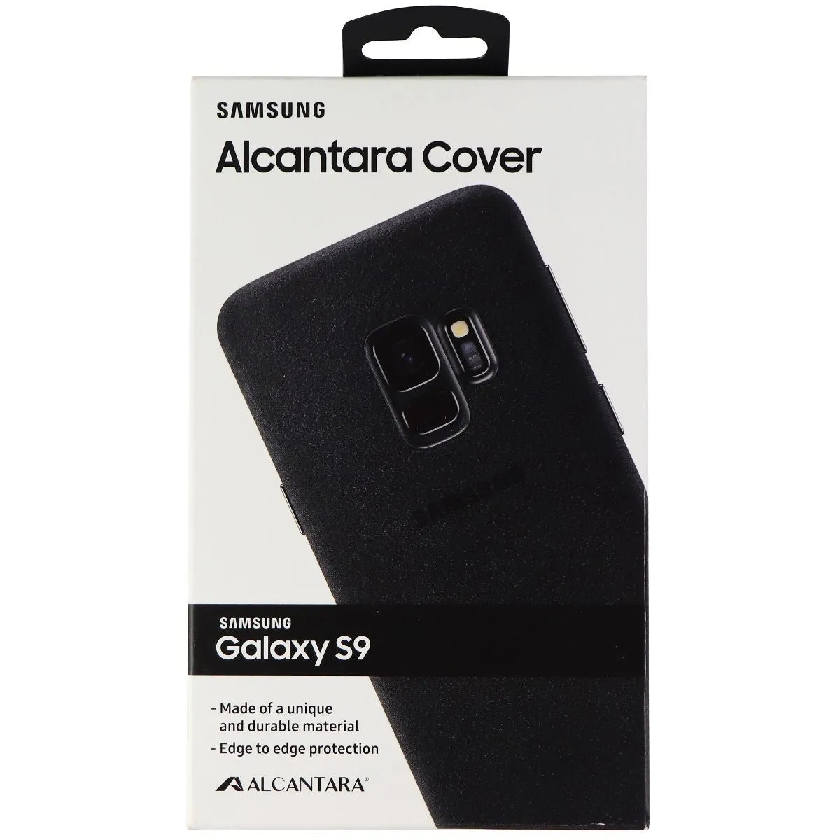 Samsung Alcantara Cover Case for Samsung Galaxy S9 - Black