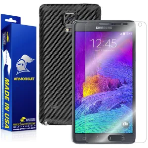 Samsung Galaxy Note 4 Screen Protector   Carbon Fiber Skin