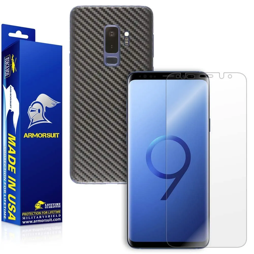 Samsung Galaxy S9 Plus Carbon Fiber Skin Protector