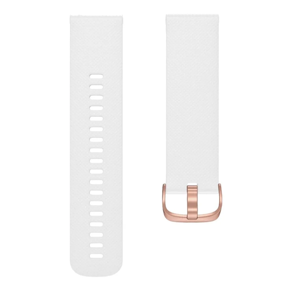 Samsung Galaxy Watch 6 Classic (43mm) compatible Silicone Watch Straps with Rose Gold Buckles